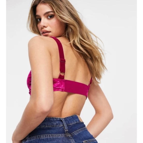 Free people Rhiannon pink soft bralette - Picture 3 of 8